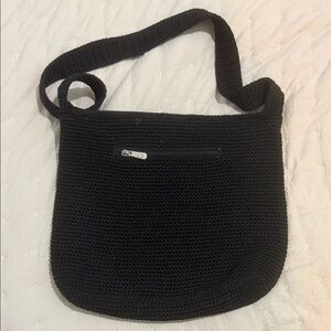 The Sak Textured Black Shoulder Bag